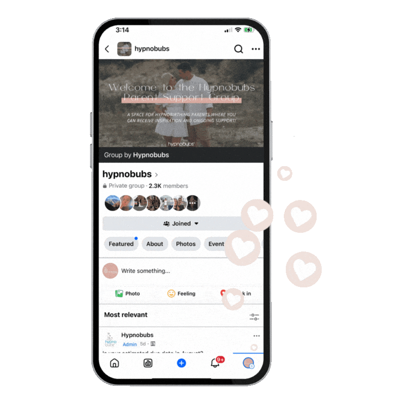 Positive Birth Program Online Facebook Group