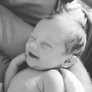 Positive Caesarean Section Birth of baby Oscar - Calm and Relaxed