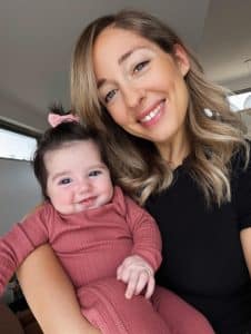 Mum and newborn baby