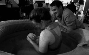 Madeline's home water birth